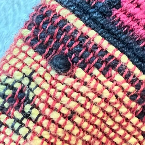 Vintage New Identity Southwest Cropped Gaucho Tapestry Blanket Jacket - Picture 7 of 10